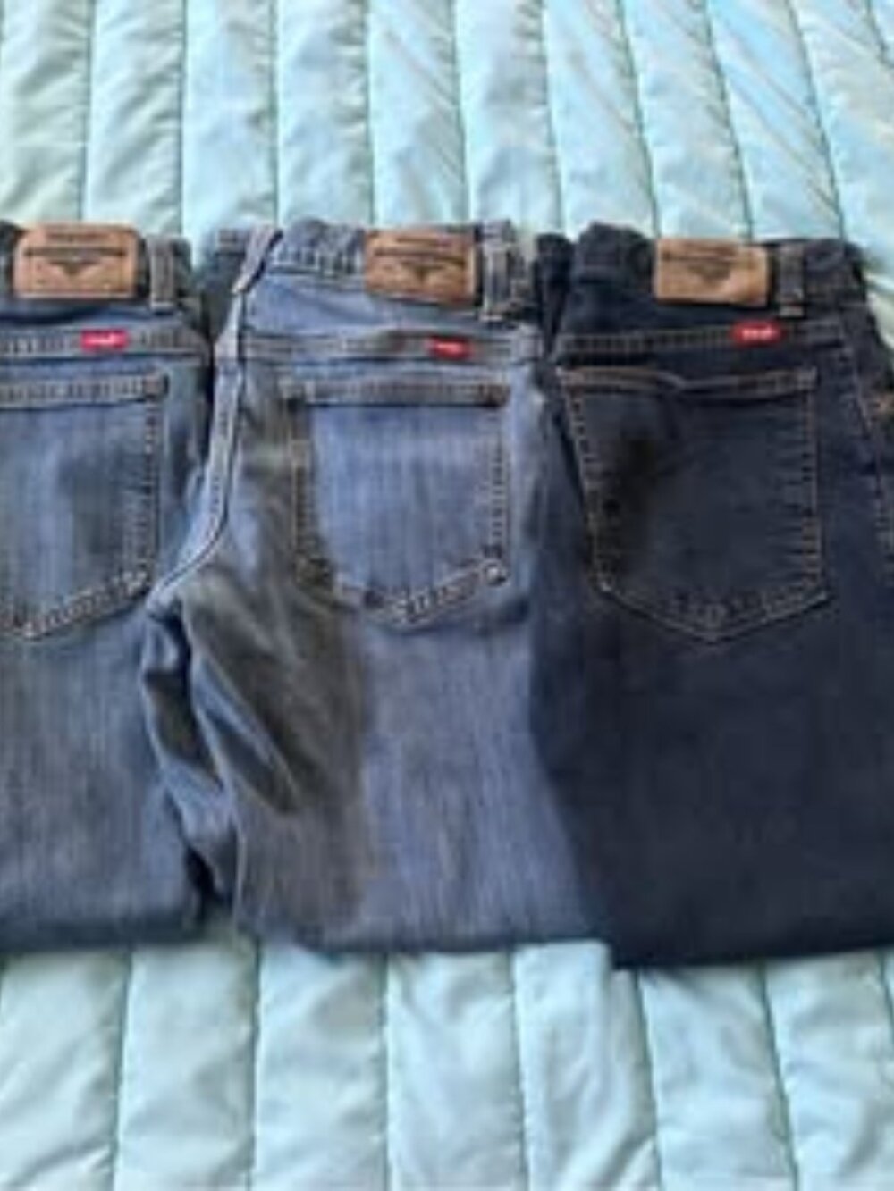3 Pairs of Wrangler Husky Jeans